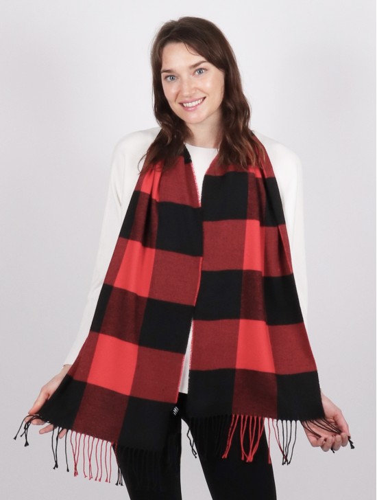 Fashion Plaid Premium Scarf